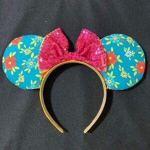 Floral pearl Disney park ears